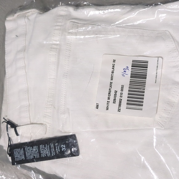 👖Joe's Microflare Jeans White 32 - Picture 7 of 8